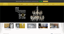 Desktop Screenshot of mtilluminazione.it